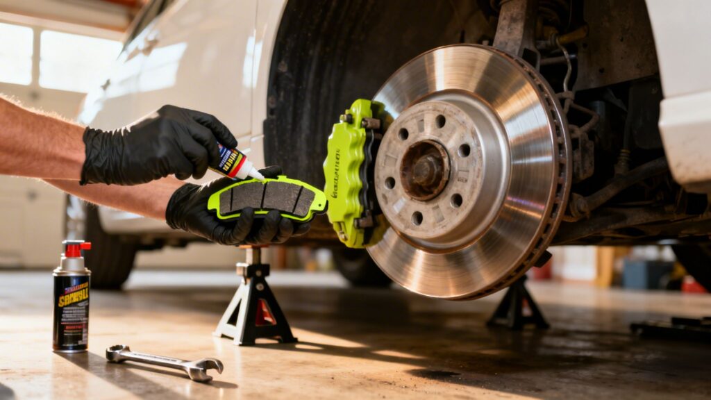 how to fix squeaky brakes brake pad
