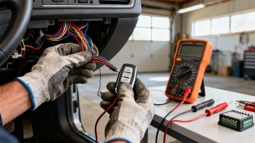 remote starter installation how to car wiring