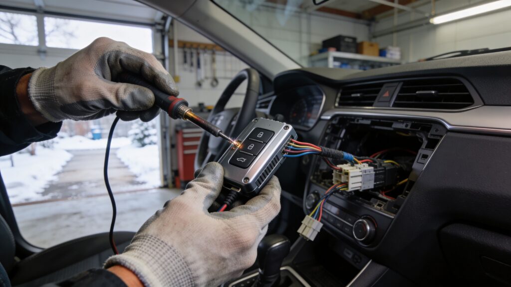 remote starter for cars installation car soldering