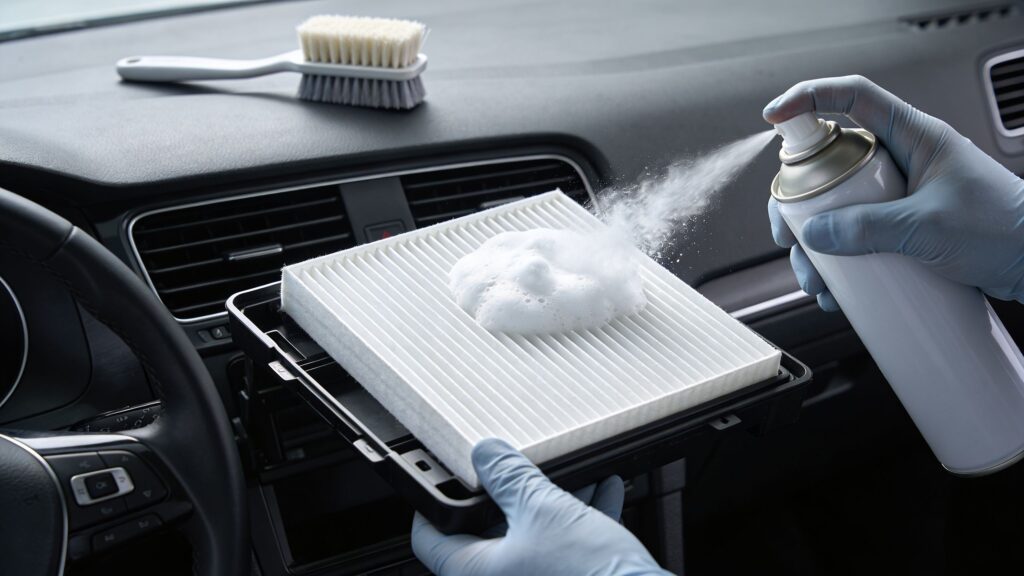 air conditioning cleaning for car filter cleaning