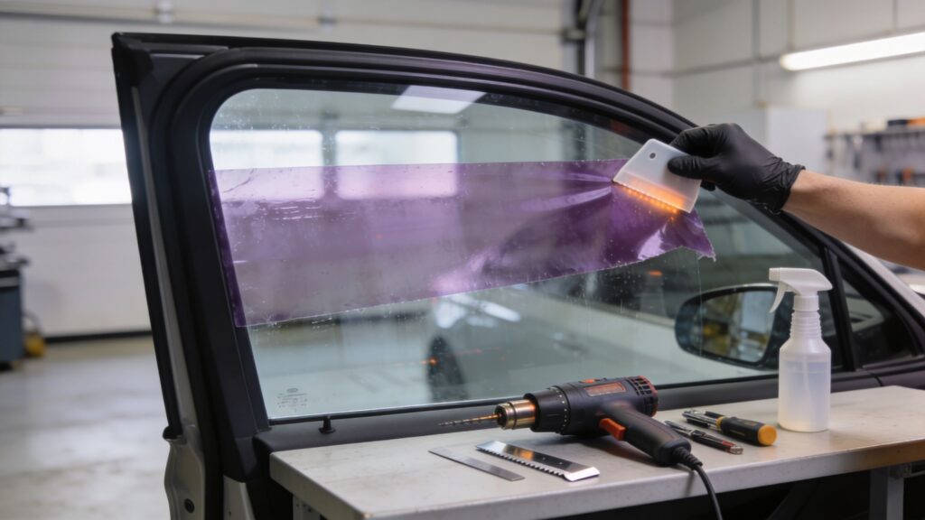 automotive window tint removal window tinting