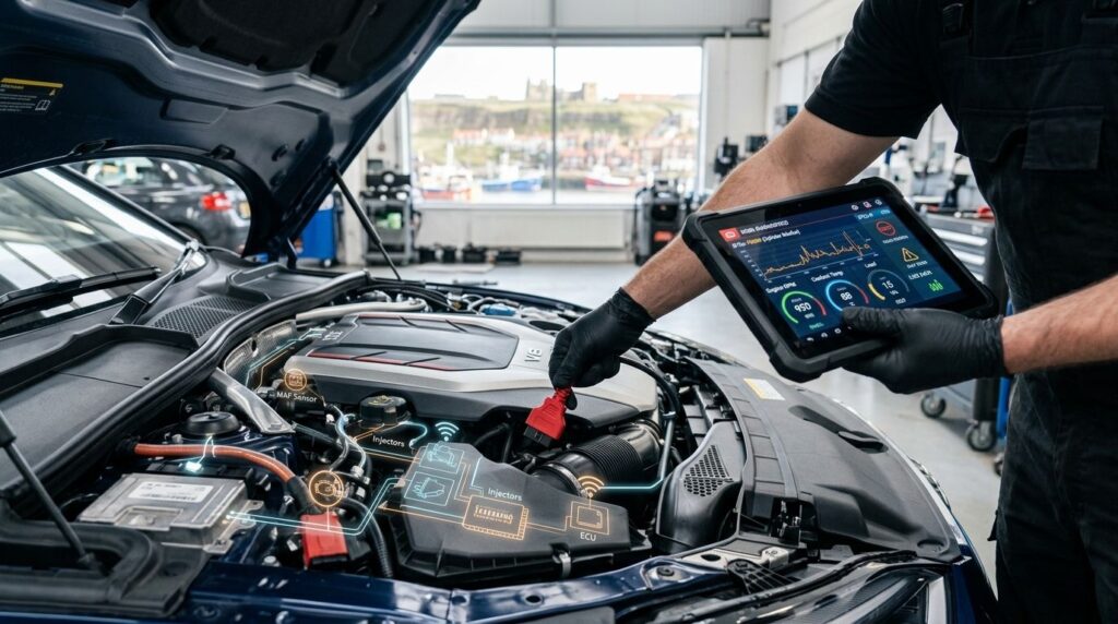 computer diagnostics car automotive repair