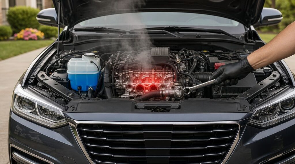 engine overheating causes engine repair