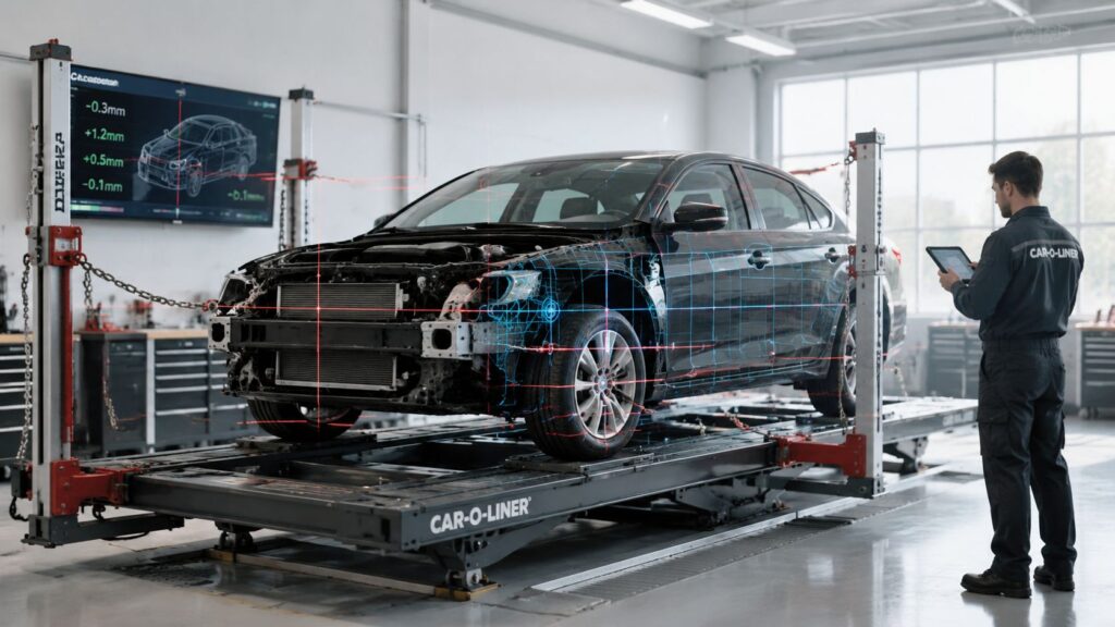 frame straightening car repair