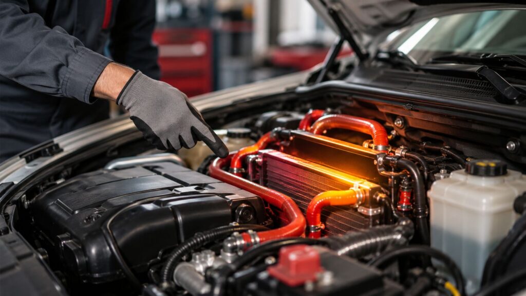 heating system repair car engine