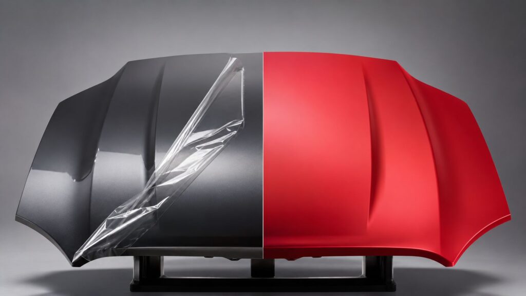 ppf vs vinyl wrap car hood